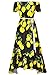 Vintage Retro Women Ladies Floral Off Shoulder Maxi Swing Party Evening Long Dress