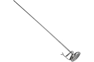 Compost Soil Thermometer Stainless Steel Hermetically Sealed Accurate Temperature Probe 0 To 120℃ Fast Reading 50Cm Long Stem