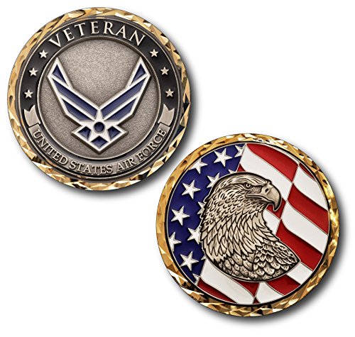 USAF U.S. Air Force Veteran Challenge Coin