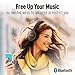 PANASONIC Bluetooth Wireless Headphones with Microphone and Call / Volume Controller - RP-HF400B-K - On-Ear Headphones (Black)