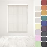 Caecus Straight Edge Dim-Out Roller Blind 150x160 Natural