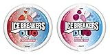 Ice Breakers DUO Variety Pack - 6 Raspberry + 6 Strawberry (Pack of 12)