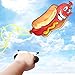 AGREATLIFE Huge Hotdog Kite: Best Kite for Kids and Adults with String, Spool and eBook