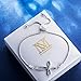 NINAMAID Sideways Cross Infinity Charm Expandable Bolo Bracelet with Cubic Zirconia Adjustable White Gold Plated Jewelry For Women