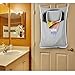 Avery Barn Hanging Over The Door Kids Laundry Basket for Boys or Girls - Dirty Clothes Hamper Bag, with Easy Zipper Release Bottom - Great for Bathroom or Bedroom - Basketball Hoop Goal