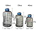 BuildLife Gallon Water Bottle with Straw - 128oz Large Water Bottles with Times to Drink More Daily - BPA Free Motivational Water Bottle 1 Gallon for Sports Outdoor(Gray, 1 Gallon)
