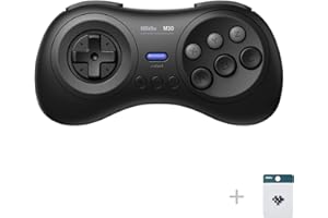 8BitDo M30 Wireless Bluetooth Controller Retro Gamepad for Switch, PC Windows, MacOS, Android, Raspberry Pi with Sega Genesis