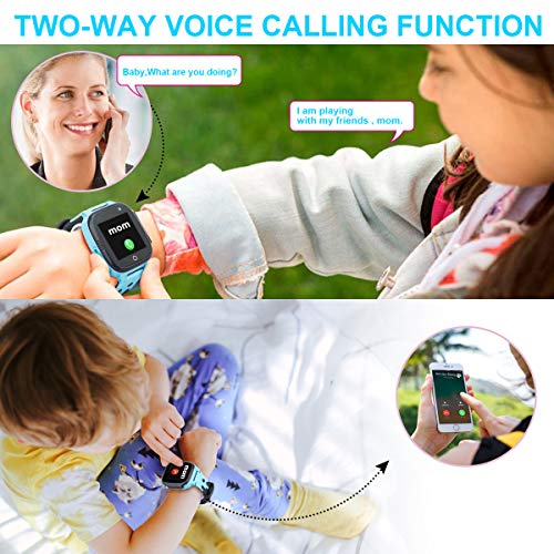 image for YIHOO Kids Waterproof Smartwatches Phone - LBS Tracker Locator Touch S