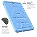 Galaxy Tab A 8.0 (2015) Case - Poetic TurtleSkin Series[Corner Protection][Tactile Side Grip][Sound-Amplification][Bottom Air Vents] Protective Silicone Case for Samsung Galaxy Tab A 8.0 (2015) Blue