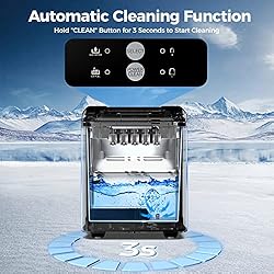 Ice Maker Machine Countertop, 27 lbs in 24