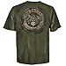 Chris Kyle Frog Foundation Circle and Stars Military Green T-shirt (Adult X-Large)