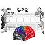 2018 Fantasy Football Draft Board and Player Labels Kit - 480 Name Stickers