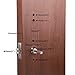 Bravex Keyless Lock Keypad Mechanical Combination Security Door Lock Stainless Steel (Left Handle)