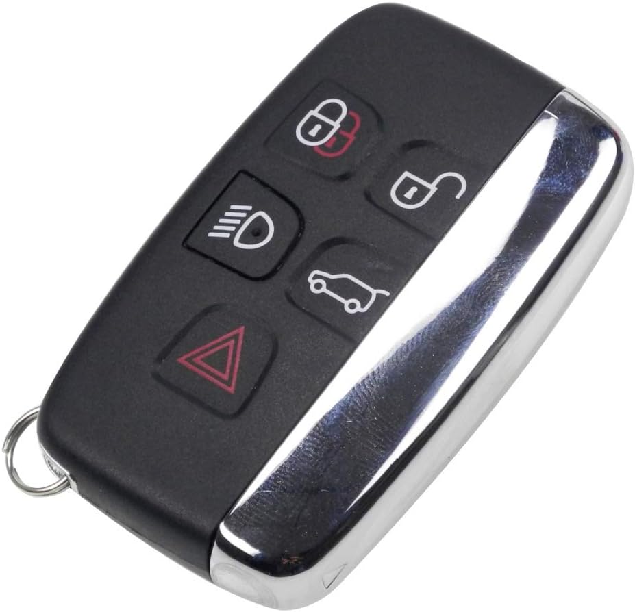 QCYSTBTG 5 Buttons,For Land Rover Range Rover Sport Evogue LR4 2010-15 Refit Replacement Smart Remote Key Fob Car Key Styling