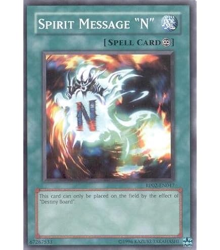 yugioh spirit message deck Destiny Board Deck] "I" Spirit Message "N" Spirit Message "A" Spirit Message "L" Complete Custom Deck for Yu-Gi-Oh!