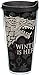 Tervis HBO Game of Thrones - House Stark Insulated Travel Tumbler with Wrap & Lid, 24 oz - Tritan, Clear
