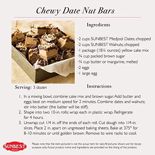 Sunbest Natural California Walnuts, Halved, Raw, Shelled, Non-GMO, Vegan, Kosher, 3 Lbs. - Image 7