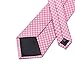 Hi-Tie Men's Casual Jacquard Silk Dress Shirt Button Down Shirts Long-Sleeve Shirt Prom Wedding Regular Fit (pinkk, Medium)