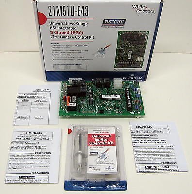 Emerson 21M51U-843 Universal Integrated Furnace Control Kit with Three Speed Circulator by Emerson Thermostats