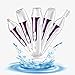 Painless Hair Remover for Women 5 in 1 Rechargeable Razors Portable Waterproof Hair Removal for Face/Legs/Arms/Eyebrow/Nose/Bikini Trimmer Body Shaver for Ladies (Purple)-2018 Exclusive