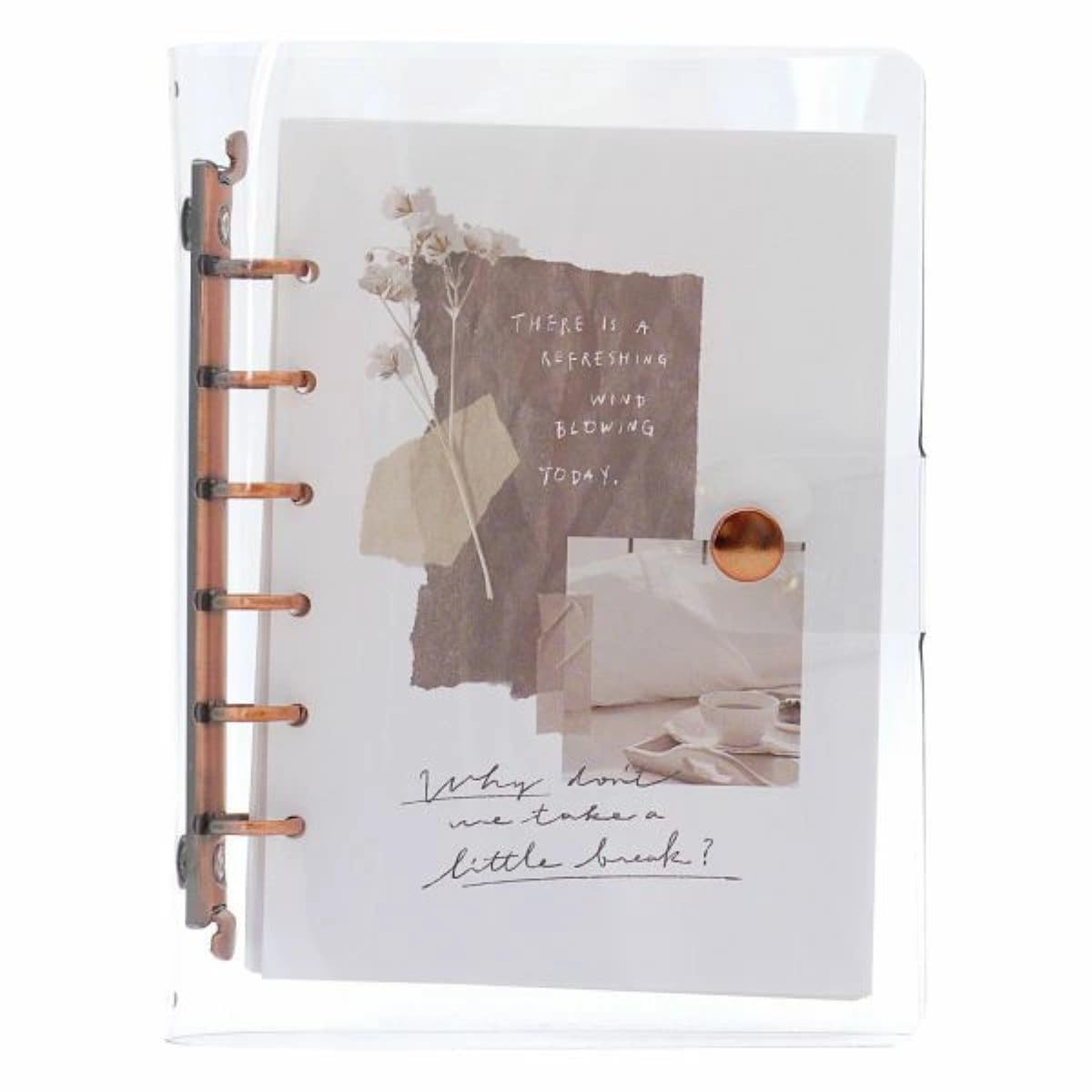 マインドウェイブ Bine/バイン A6 クリアバインダー (ブラウン) の商品画像