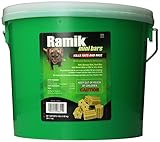 NEOGEN RODENTICIDE 64-Pack Ramik Rat and Mouse Bait Bars Pail, 1-Ounce