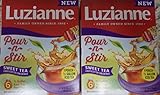 Luzianne Pour N Stir Sweet Tea 6 in a Pack 1/2 Gallon Pouches 6 Oz. (2 Pack)