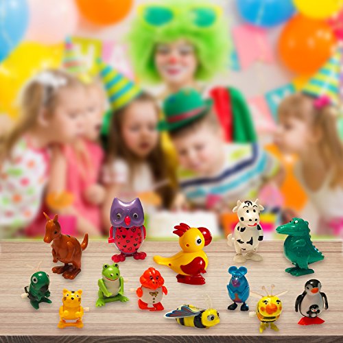 Wind Up Toys For Kids – Assorted 24pc Children Gift Pack – Bulk Wind-Up Toys for Party Favors, Birthday Goody Bags, Game Prizes, Toy Chests, School Awards – Mix of Big & Small Toys for Girls and Boys - Thumbnail 6