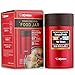 Zojirushi Stainless Steel Food Jar, 19 oz/0.55 L, Metallic Red