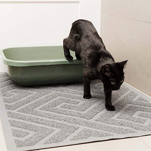 Large Litter Mat 35" x 23" Cat Litter Mat, Traps Messes, Easy Clean, Durable, Non Toxic Trapper Rug - Litter Box Mat, Cat Mat, Kitty Litter Mat - Thumbnail 4