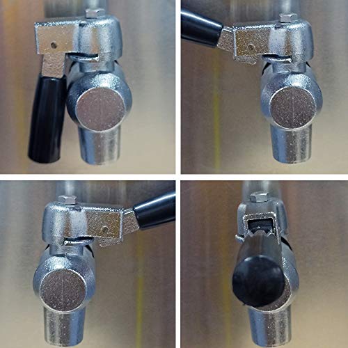 TAIMIKO Bain Marie Food Warmer Buffet Warmer Steam Table Stainless Steel Electric Container Temperature Control W/Glass Top for Catering and Restaurants Commercial Grade 1800W, 1/2 GN 5Pan - Thumbnail 7