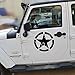 Hooke Road US Army Military Star Car Sticker Decal for Car/Truck/Ford F150/Jeep Wrangler - 2PCS（16.1 inch）