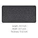 Extended Gaming Mouse Pad, Corey-z Non-Slip Rubber Base Big Mousepad with Soft Felt Cloth, Ergonomic Thick Keyboard Mat for Office, Home, Gamer, Writing (Black Gray, 31.3