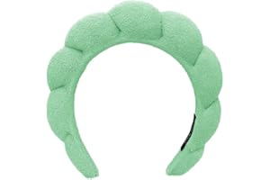 Halemet Spa Headband for Women Terry Cloth Headband for Washing Face Makeup Skincare Headband Puffy Headband 2023