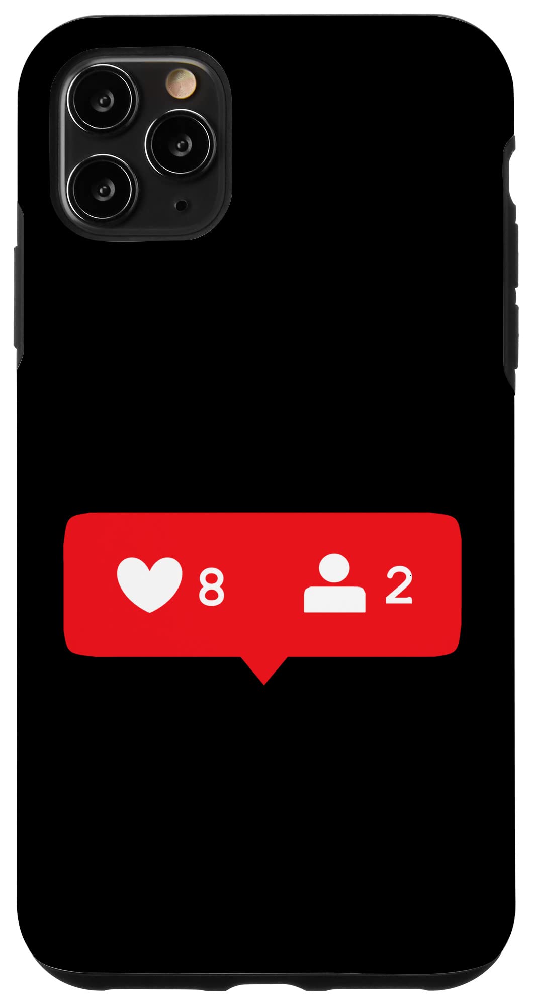 iPhone 11 Pro Max Socia Media Icon With Likes and Friend Requests Case