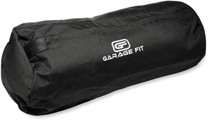 Garage Fit Sandbags for Fitness- Weighted Power Training- Heavy Duty Cordura Construction- Adjustable Exercise Sand Bags- Best Workout for Raw Power, Balance & Control (No Handle Sandbag)