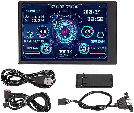 3.5 inch IPS USB Mini Screen AIDA64 PC CPU RAM Data Monitor, Computer ...