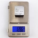 Chinaium 1 Inch 25.4mm Pure Iron Metal Cube 128g 99.95% Periodic Table Engraved view 3