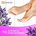 Genation Exfoliant Foot Peel Mask - All-Natural Antifungal Peeling Treatment For Soft Smooth Feet- Dead Skin & Callus Remover Repairs Cracked Rough Dry Soles & Heels (2 Pair) Lavender Scented