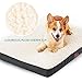 Petsure Orthopedic Dog Bed (L, 36x27x3 inches) for Small, Medium, Large Pets Up to 75 lbs - Foam Dog Bed with Plush Sherpa Top - Washable Cover - Grey