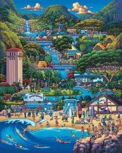 North Shore 1000 Piece Dowdle Folk Art Puzzle