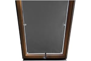ZHhan Blackout Roof Skylight Blind Window Curtain for Roof Windows with Sucker UV Protection Without Drill