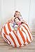 Soothing Company Stuffed Animal Bean Bag Chair for Kids - Extra Large Empty Beanbag - Kid Toy Storage Covers for Your Child's Stuffed Animals and Blankets | Premium Cotton Canvas (38