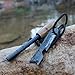 LionTac Survival Fire Starter Flint & Steel Striker for Bushcraft and Emergency, Firesteel Magnesium That is 5/16 inches Thick, Waterproof Ferro Rod with Custom Wood Handle and Necklace Paracordthumb 2