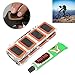 Amapower 48Pcs Durable Cycling Bicycle Accessories Bike Repair Tool Rubber Puncture Patch Kit Tire Tyre Piece Glue Tube