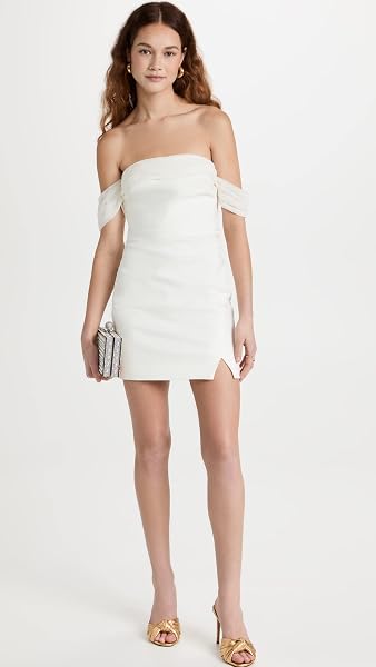 LIKELY PAZ DRESS WHITE