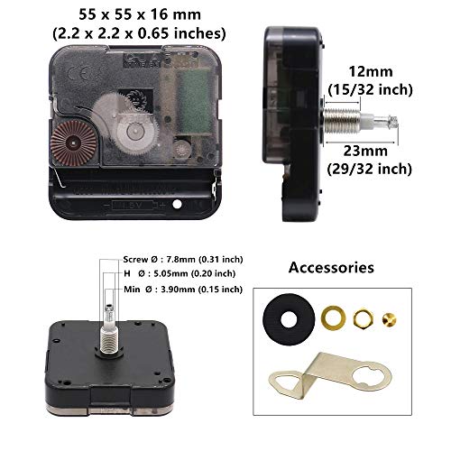 Quartz Clock Movement Young Town Quartz 12888 Amazon Young Town