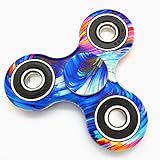 BING RUI CO- Fidget Spinner Decompression Hand Spinner Toy With Premium Hybrid Ceramic Bearing - Finger Toy, Perfect For ADD, ADHD, Anxiety, and Autism Adult Children (Colored stars)