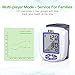 EBL Automatic Wrist Blood Pressure Monitor, Large LCD Display, 4 User Mode with Blood Pressure Cuff and Storage Case - FDA Approved