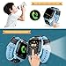 Hizek Smart Watch for Kids, GPS Tracker with SIM Calls Wireless Anti-Lost SOS Bracelet Children Girls Boys Holiday Birthday Gifts for iPhone Android Smartphone Blue